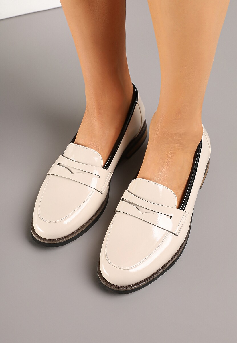 Mocasini Meradira Bej 3