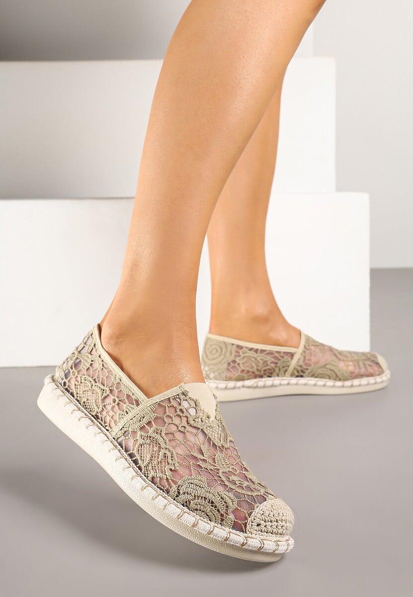 Espadrile Merarilia Bej închis 2