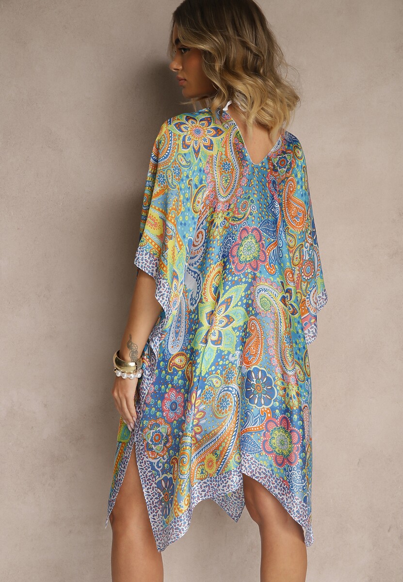 Poncho Sadellis Albastru 3