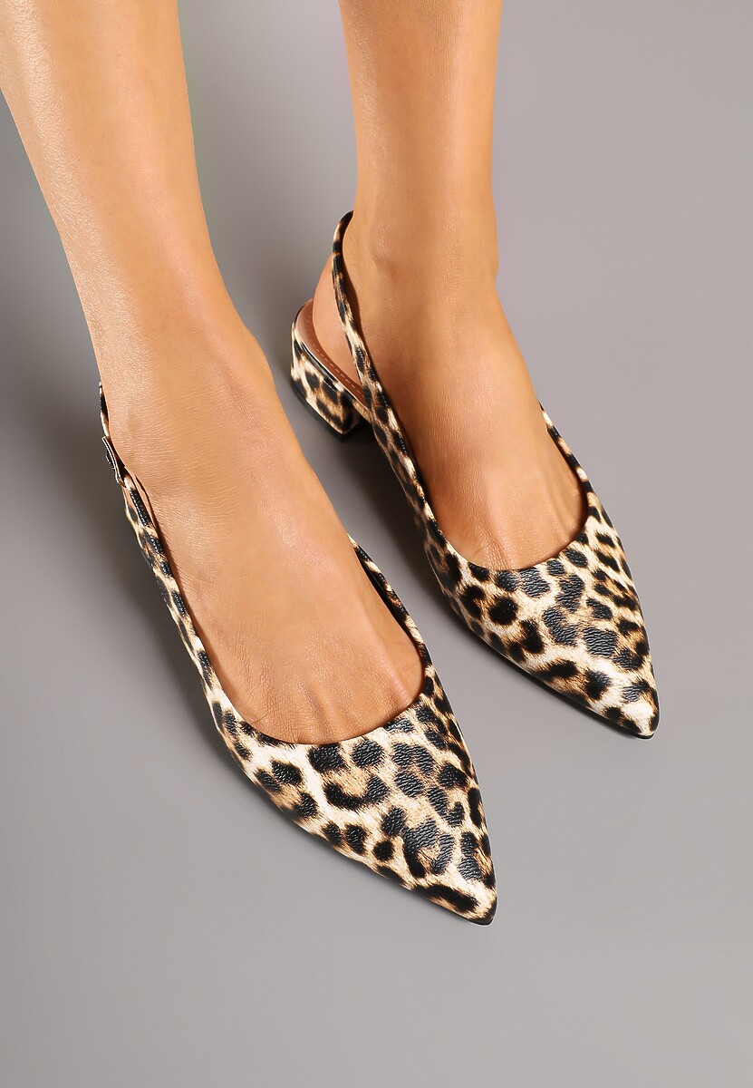 Sandale Odavine Imprimeu leopard 3