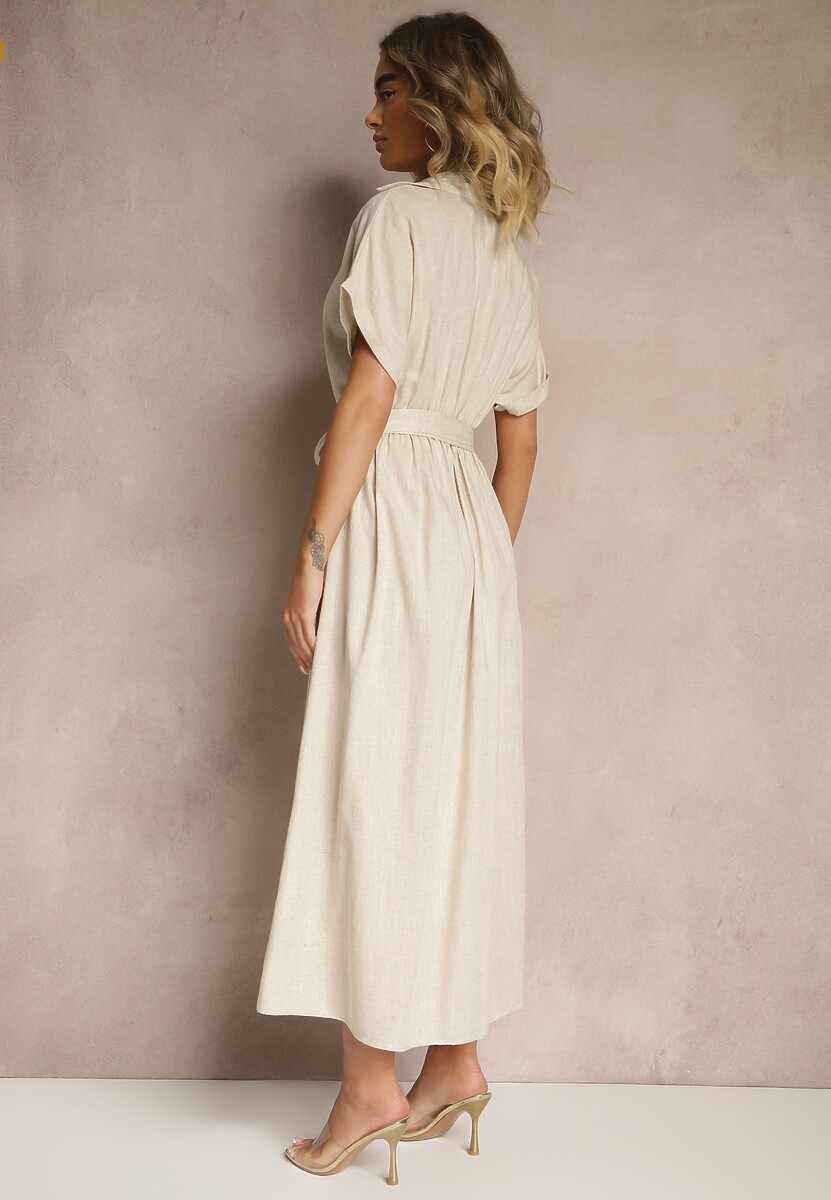 Rochie Lunie Bej 3