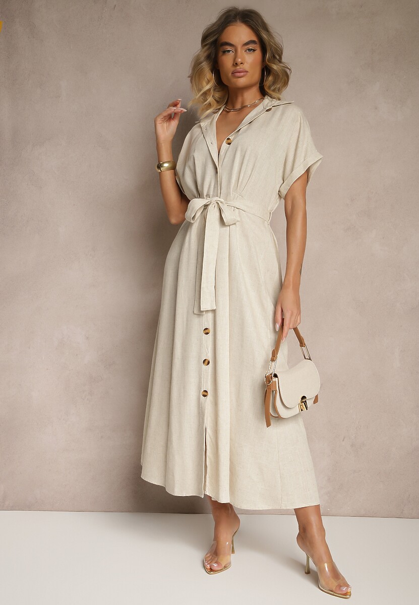 Rochie Lunie Bej 2