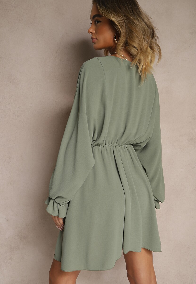 Rochie Tesunela Verde închis 3