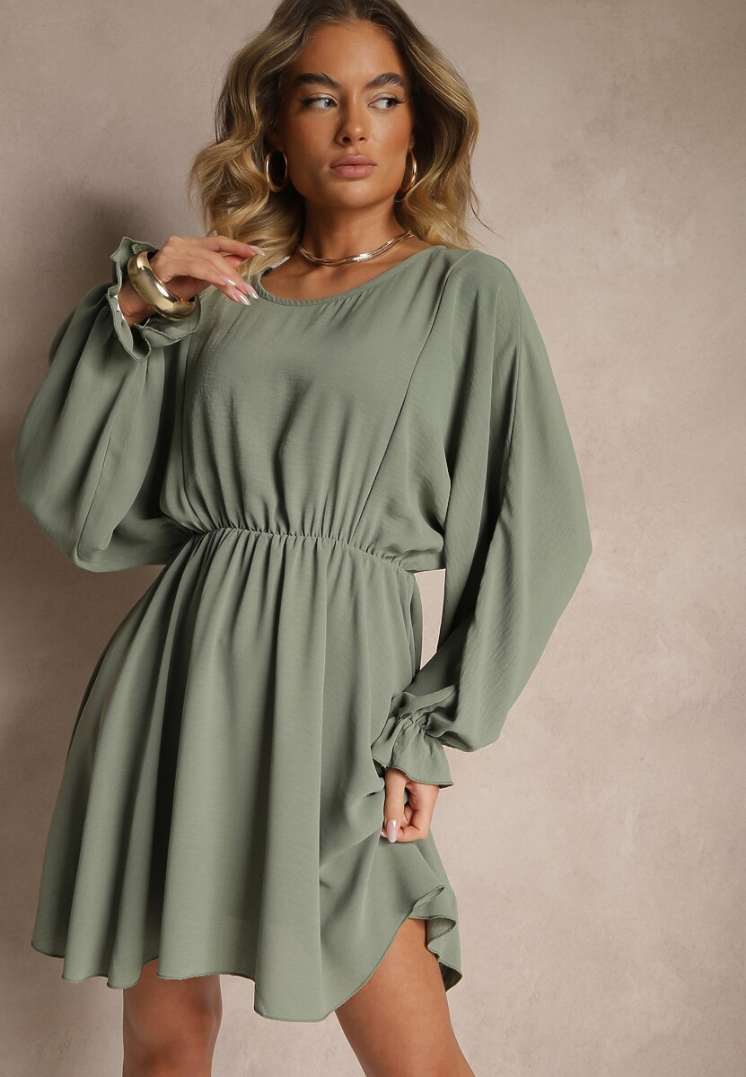 Rochie Tesunela Verde închis 1