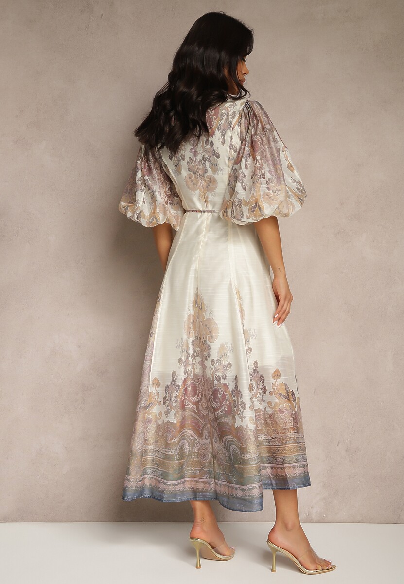 Rochie Redanira Bej deschis 3