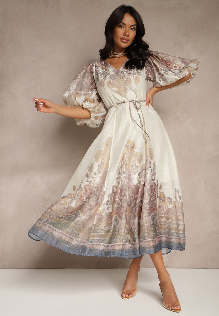 Rochie Redanira Bej deschis 1