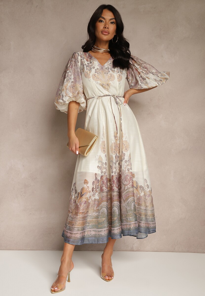 Rochie Redanira Bej deschis 2