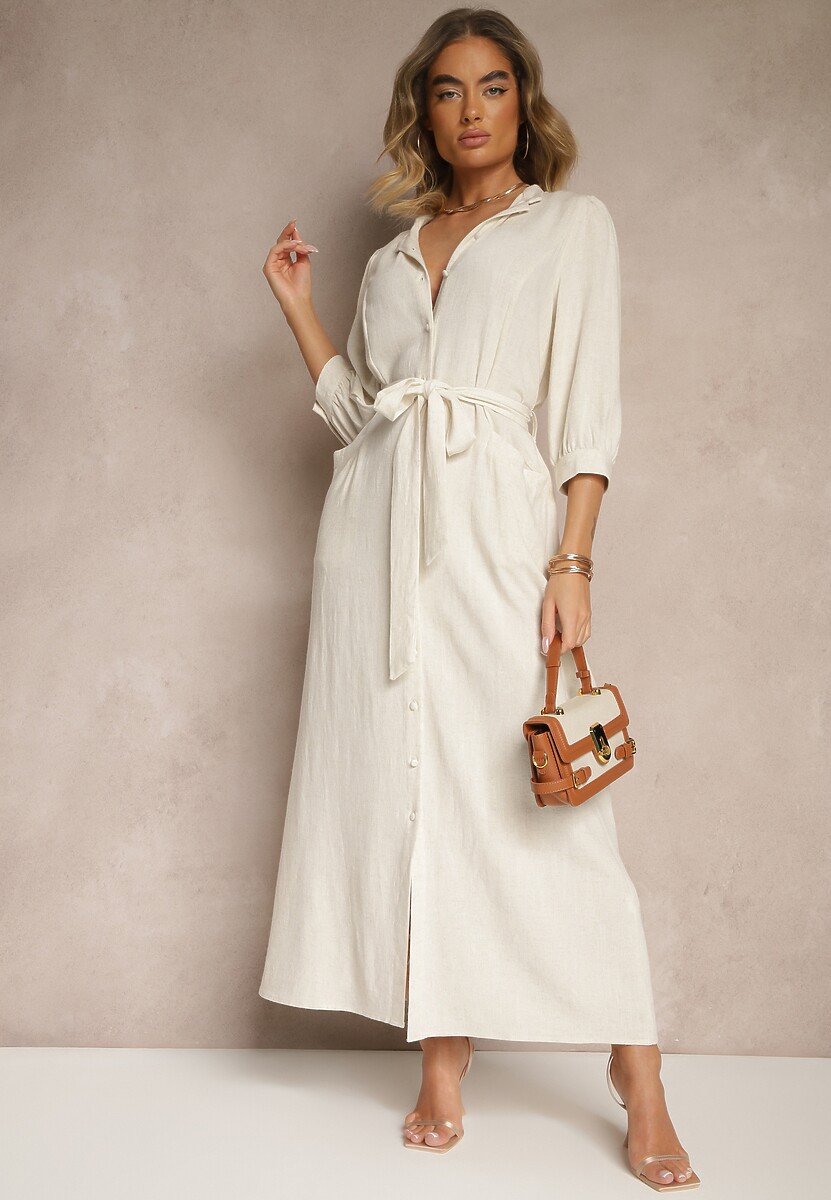Rochie Galenena Bej închis 2
