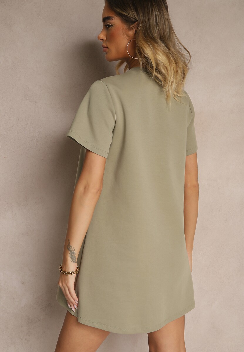 Rochie Delynne Verde închis 3