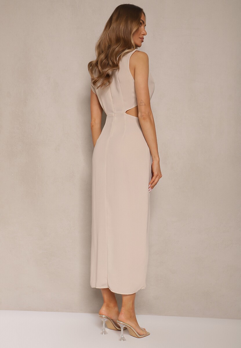 Rochie Galanissa Bej 3