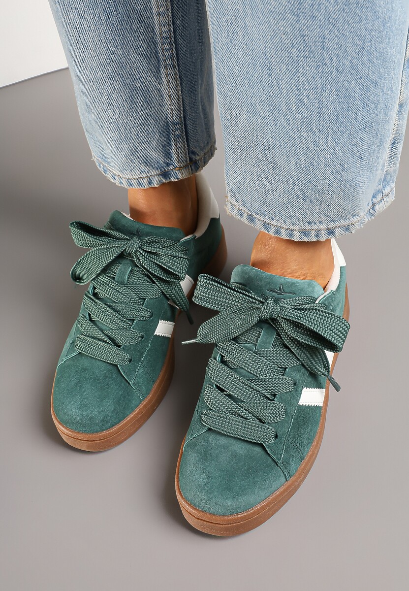 Sneakers Nevellise Verde cu alb 3