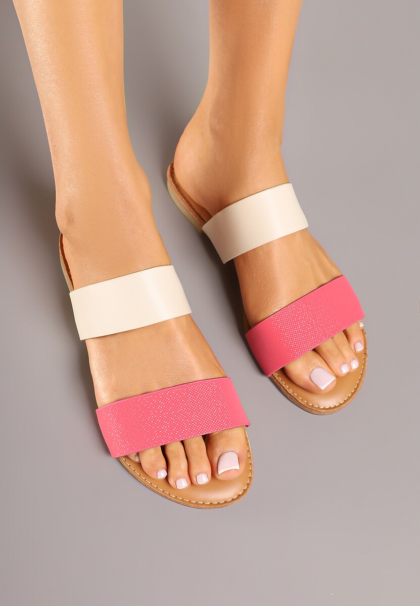 Papuci Denelie Fucsia 1