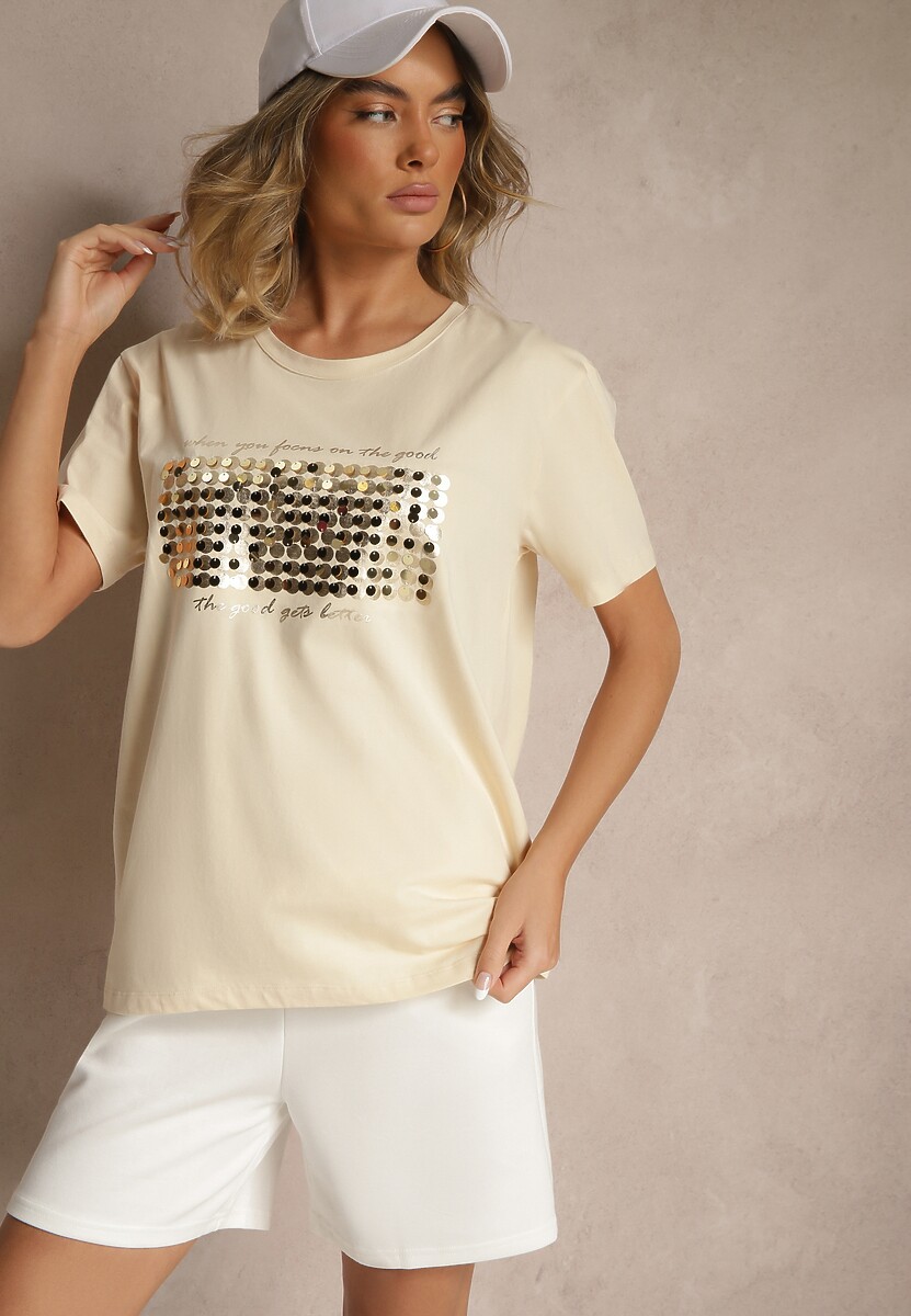T-shirt Avenelli Bej 1