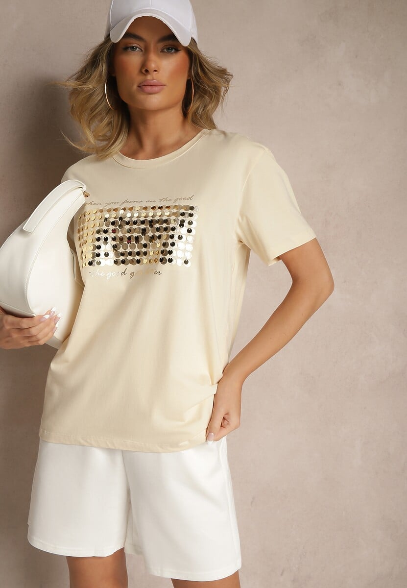 T-shirt Avenelli Bej 2