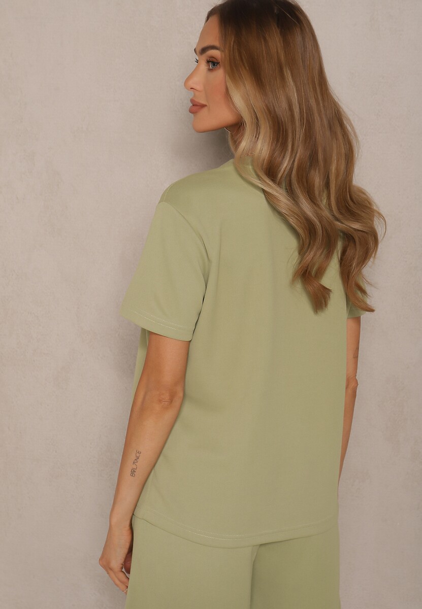 T-shirt Palalea Verde deschis 3