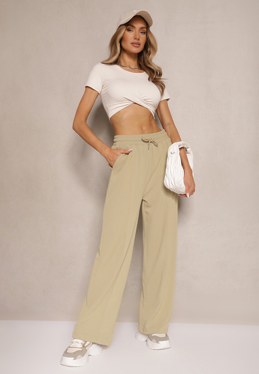 Pantaloni Deyrisse Verde deschis 2