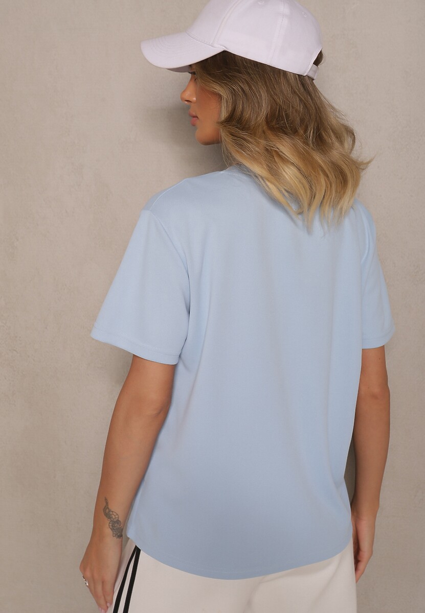 T-shirt Tezilea Albastru deschis 3
