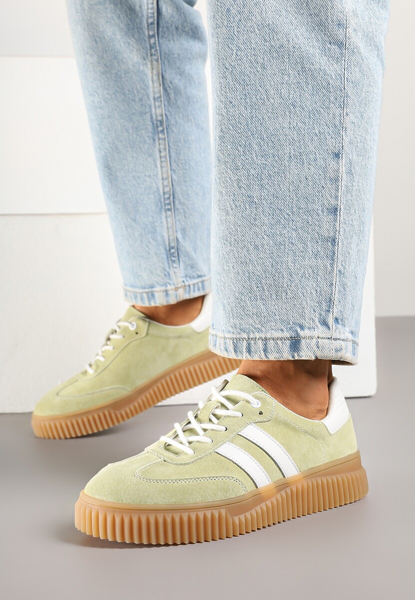 Sneakers Tenafina Verde deschis 3