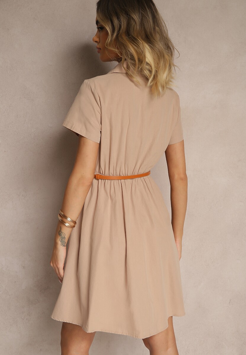 Rochie Weolessa Bej închis 3