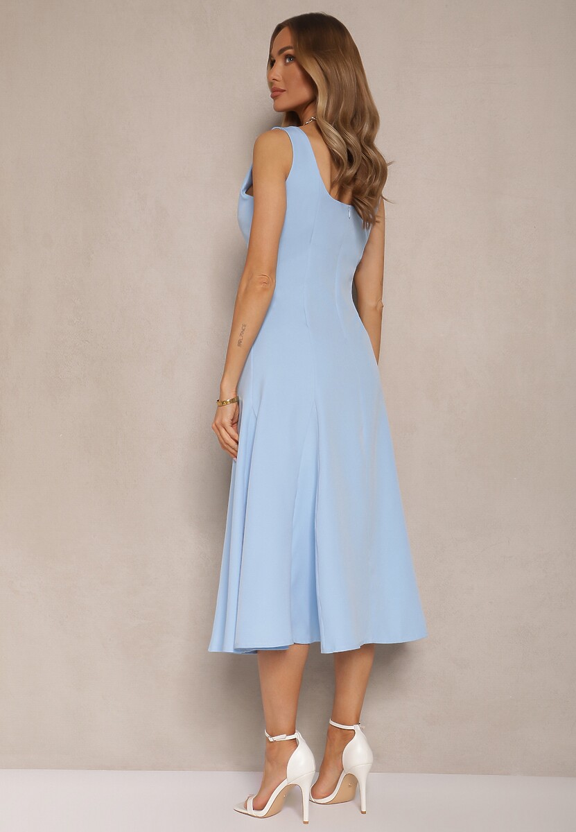 Rochie Deslene Albastră 3