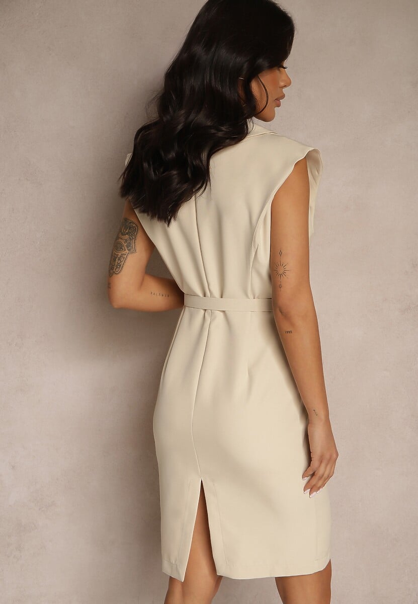Rochie Dellanise Bej 3
