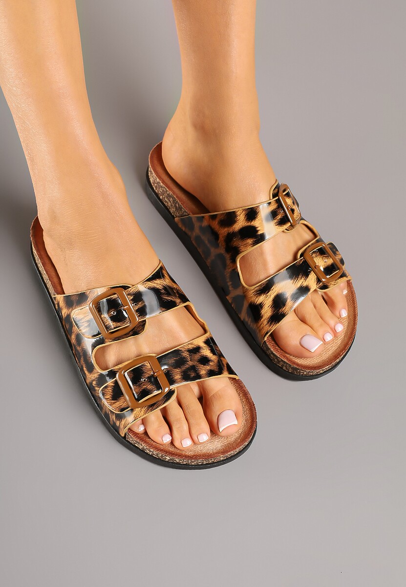 Papuci Itellirie Imprimeu leopard 3