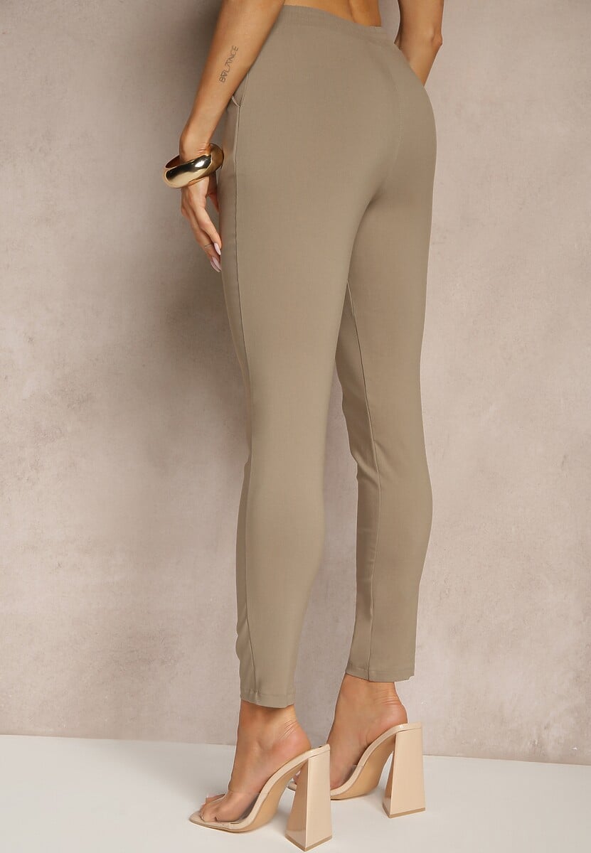 Pantaloni Redillia Bej închis 3