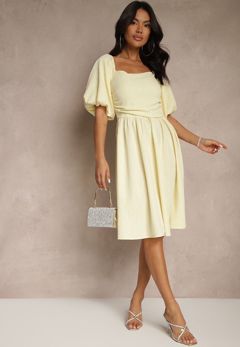 Rochie Mariwena Galbenă 2