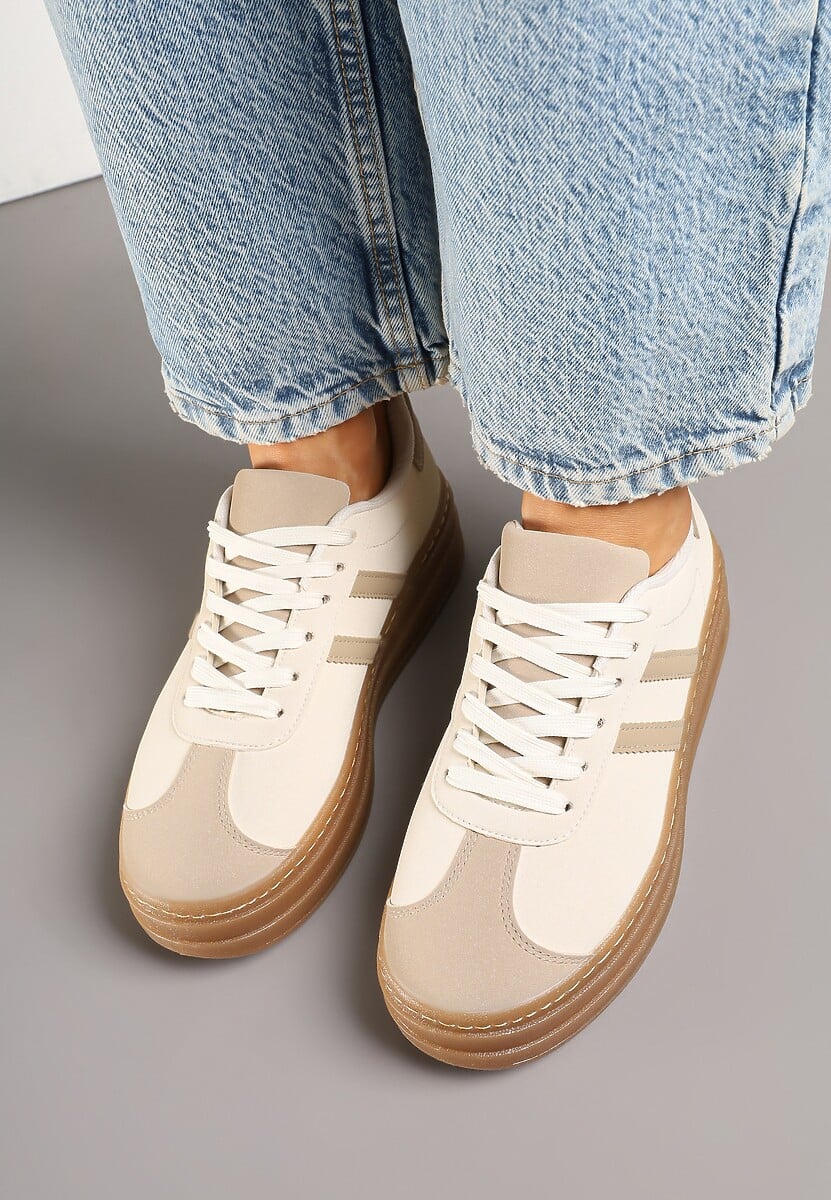 Sneakers Felainora Bej 3