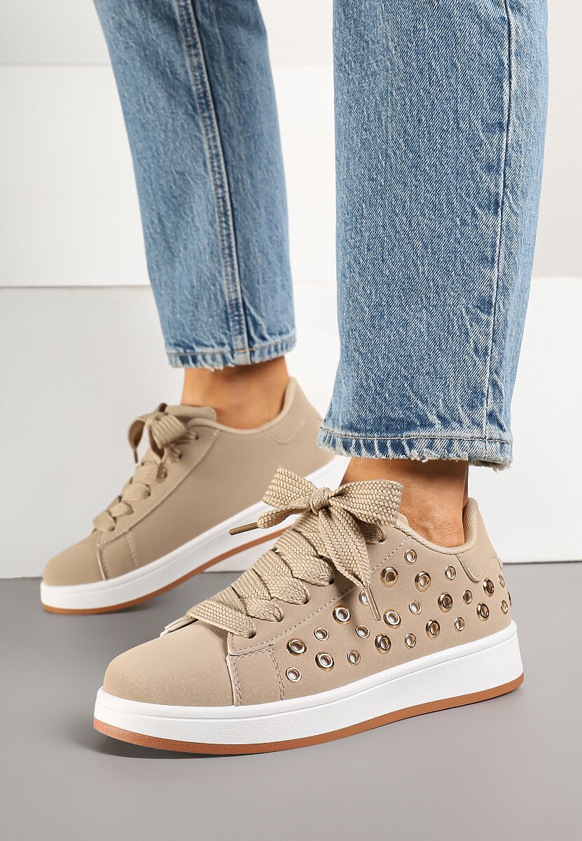 Sneakers Feloriela Bej închis 2