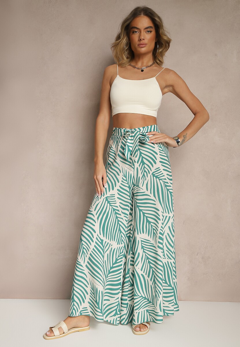 Pantaloni Tenoralia Verde deschis 2