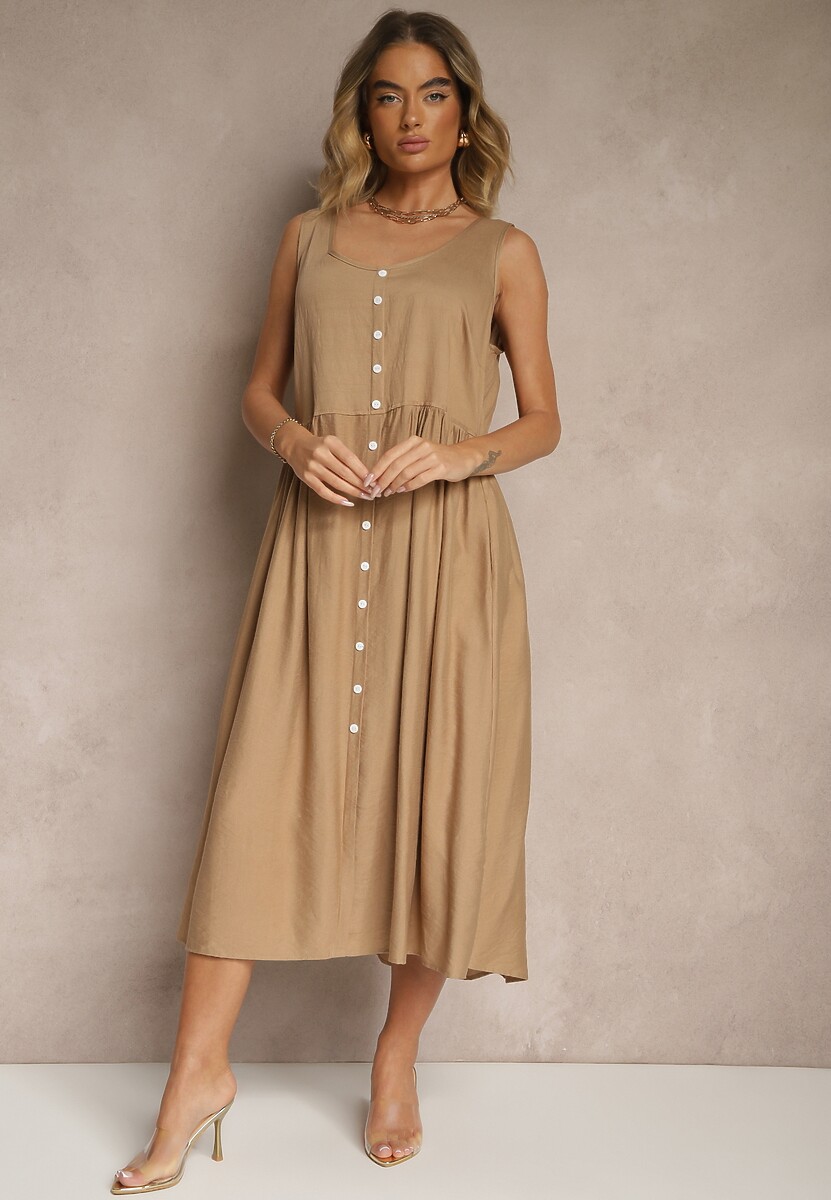 Rochie Nataviela Bej închis 1