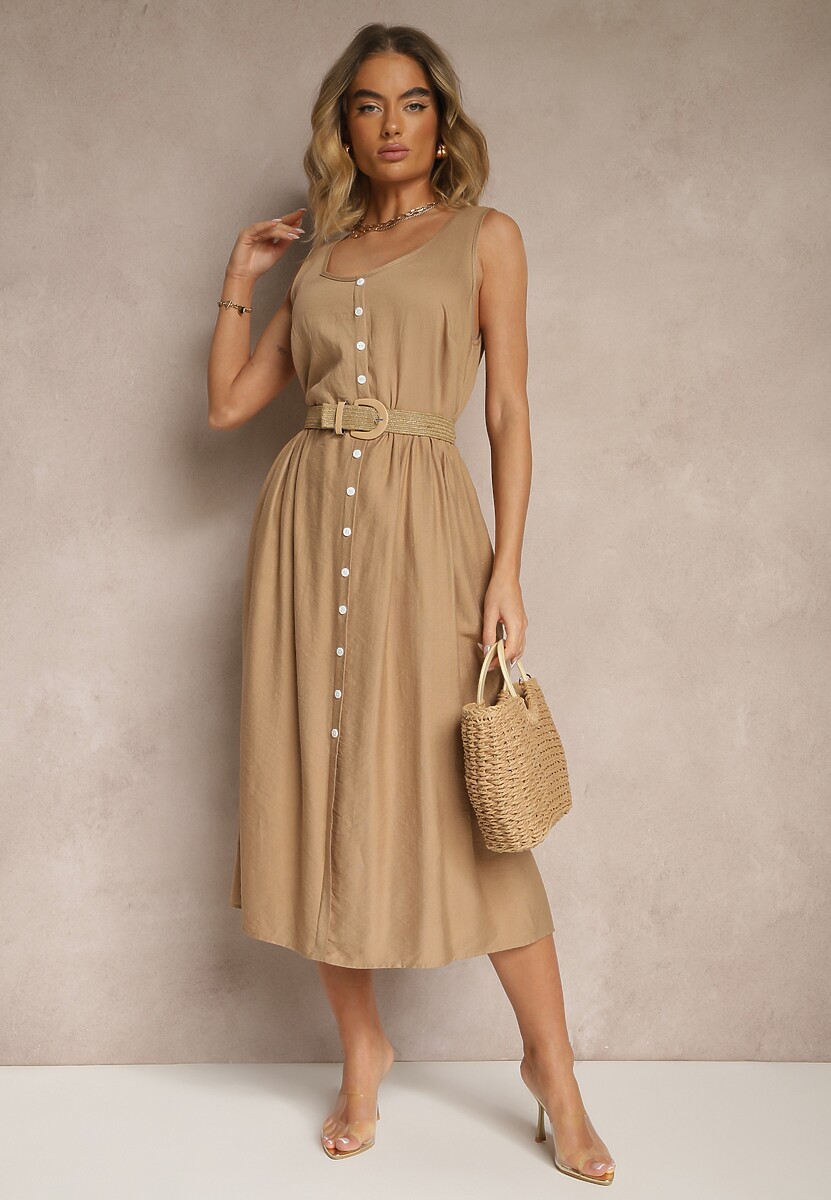 Rochie Nataviela Bej închis 2