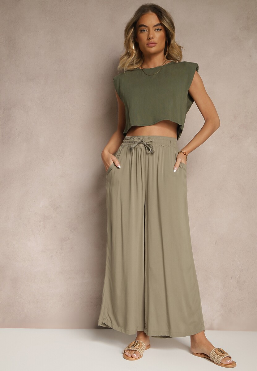 Pantaloni Natisetia Bej 2