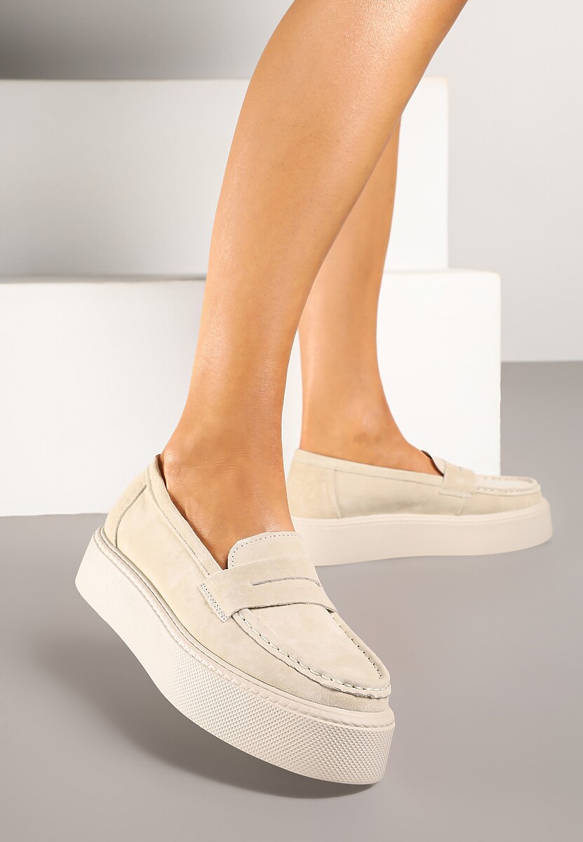 Pantofi casual Sadawene Bej 2