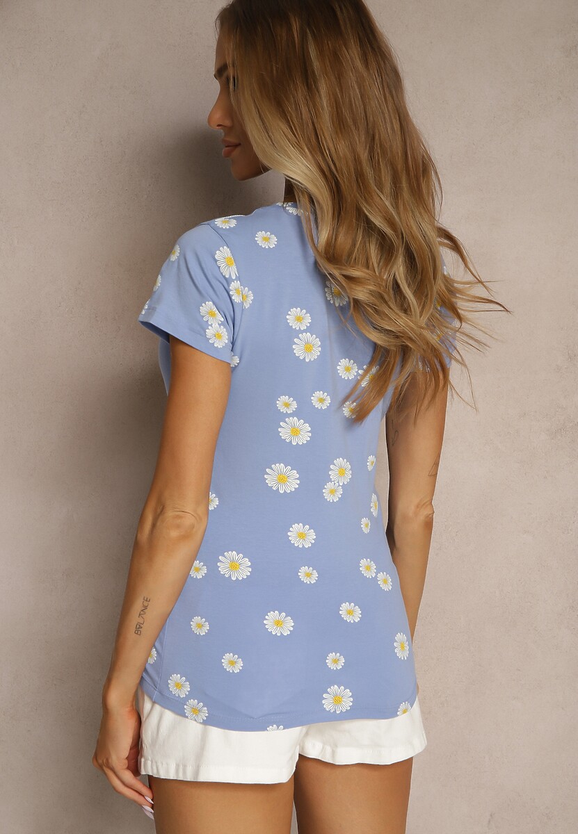 T-shirt Savailene Albastru deschis 3