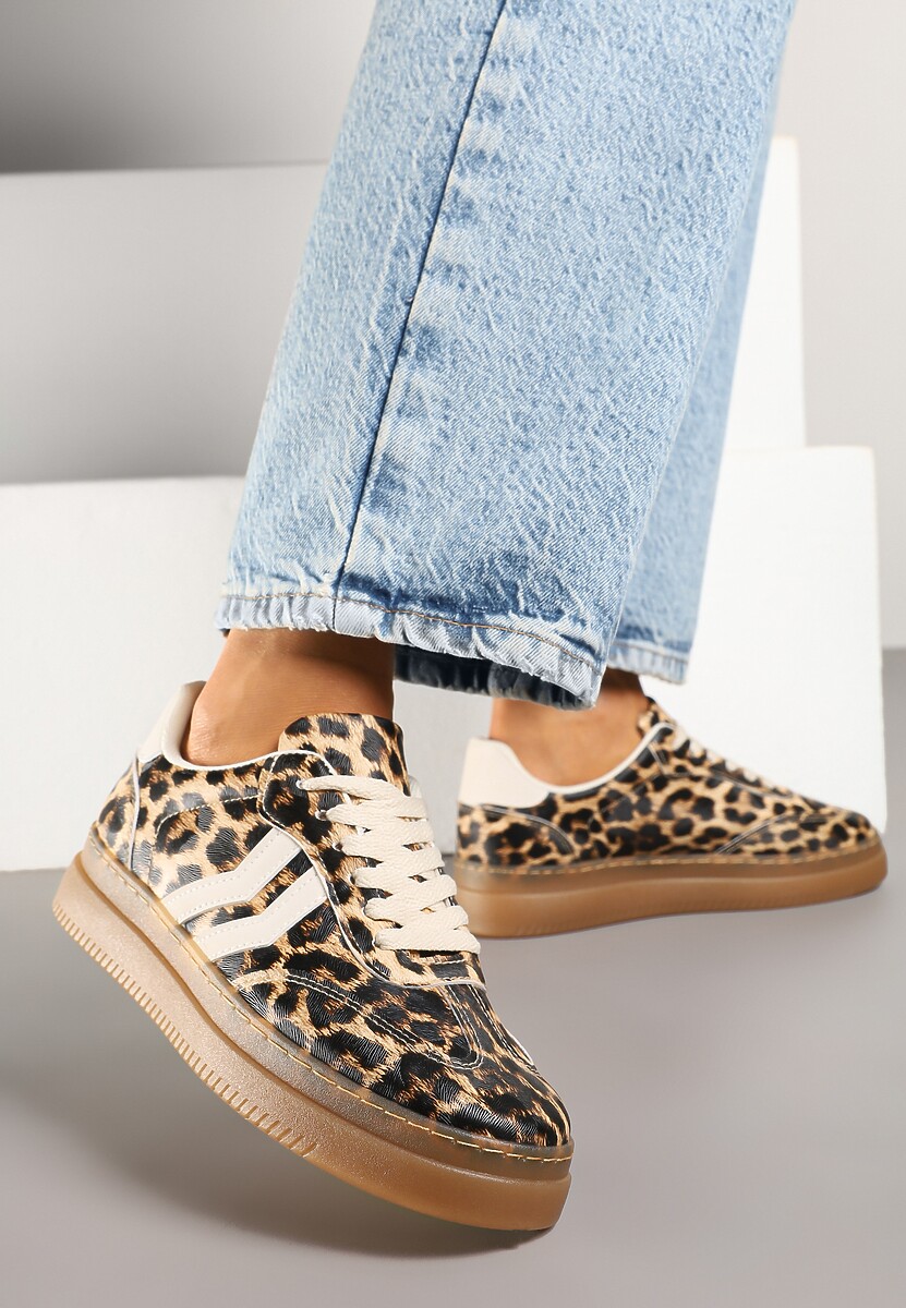 Sneakers Sadleane Imprimeu leopard 2