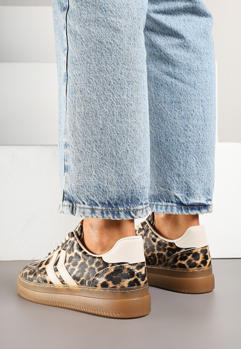Sneakers Sadleane Imprimeu leopard 3