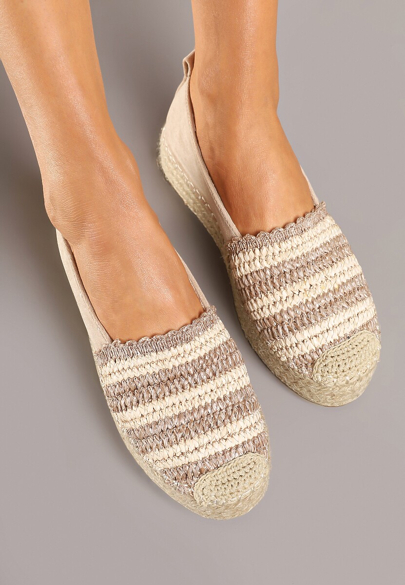 Espadrile Lelisse Bej închis 3