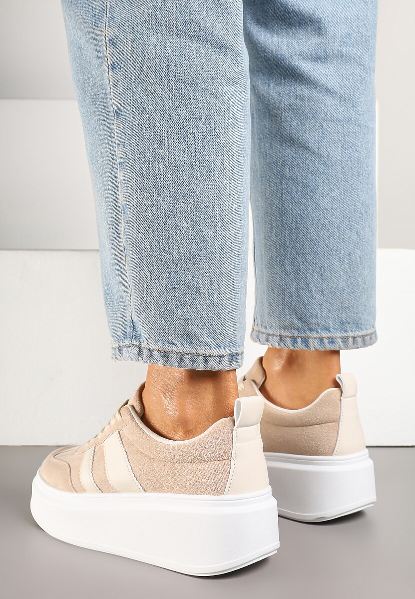 Sneakers Redoreve Bej închis 3