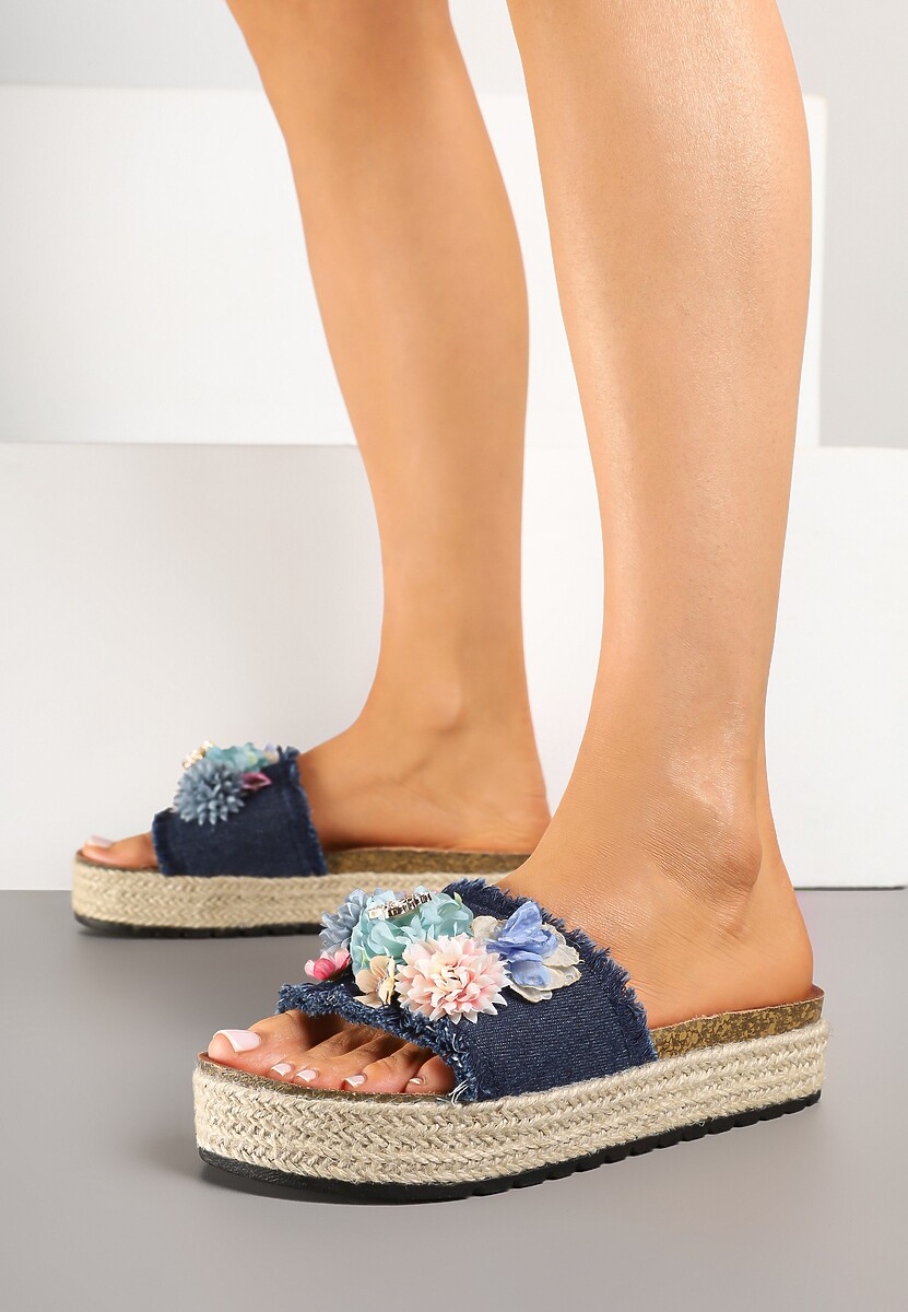 Papuci Kinarella Bleumarin 1