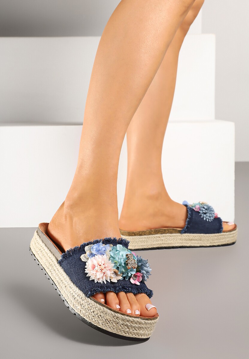 Papuci Kinarella Bleumarin 2