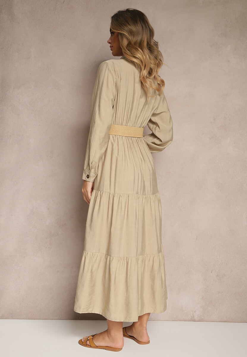 Rochie Feluriela Bej 3