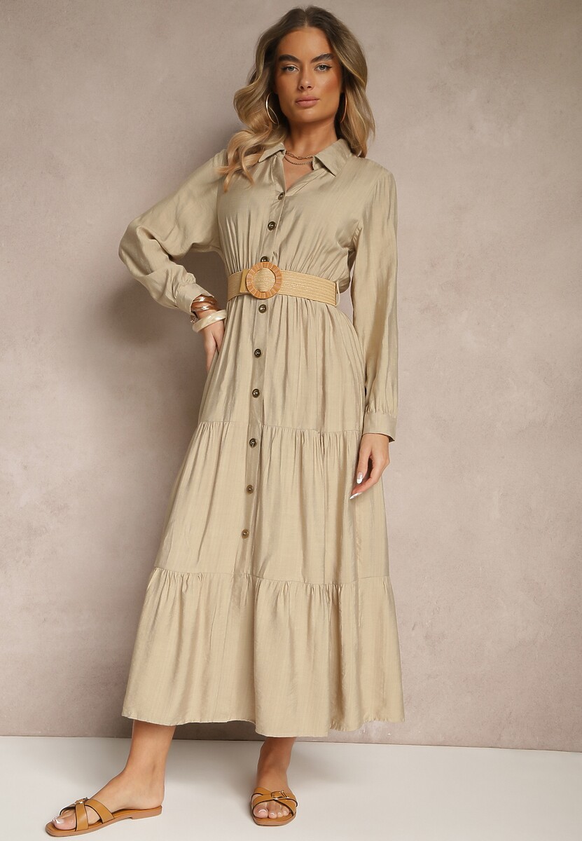 Rochie Feluriela Bej 1