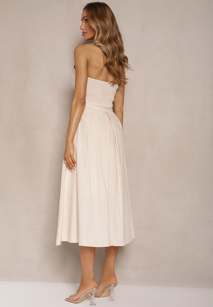 Rochie Kinulia Bej 3