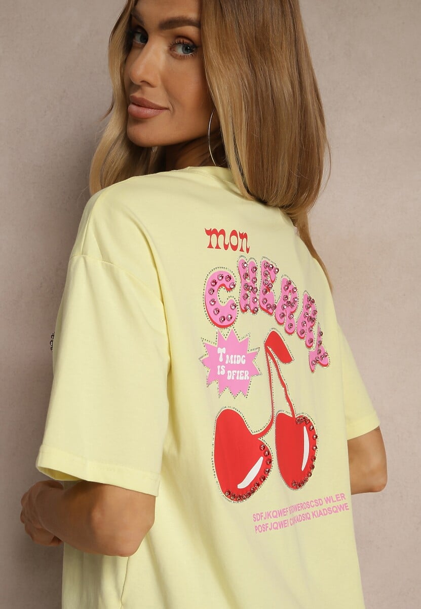 T-shirt Linavella Galben 3