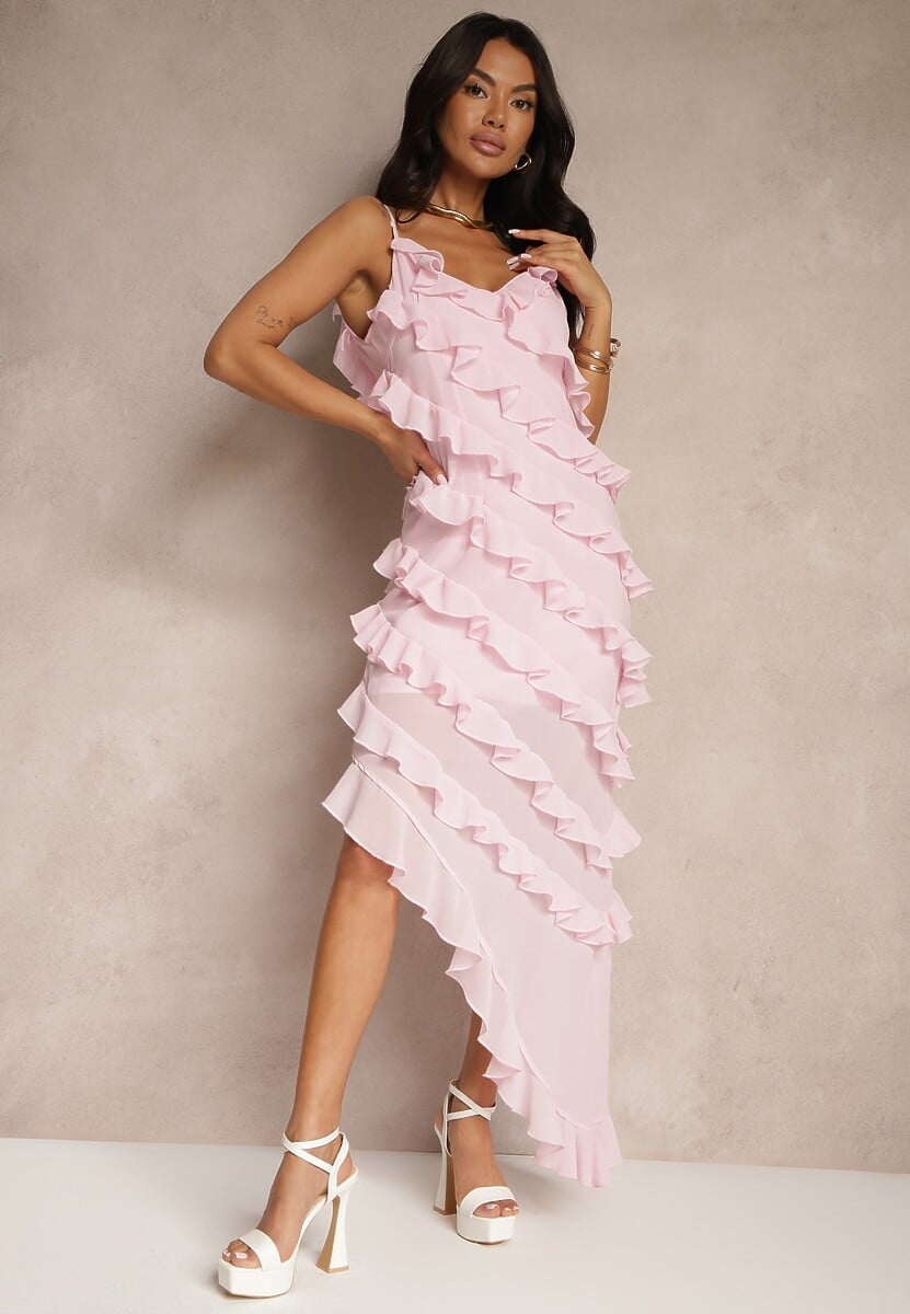 Rochie Linessiela Roz 1