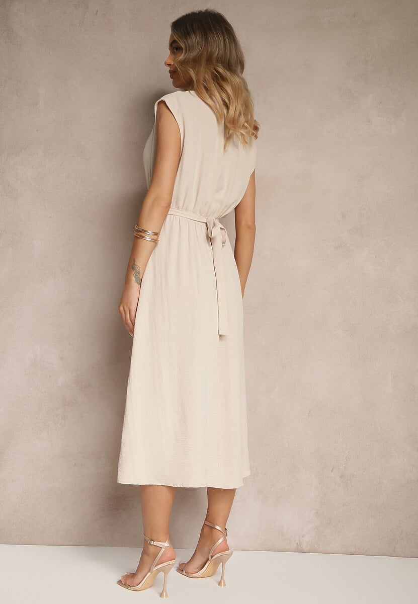 Rochie Meniros Bej 3