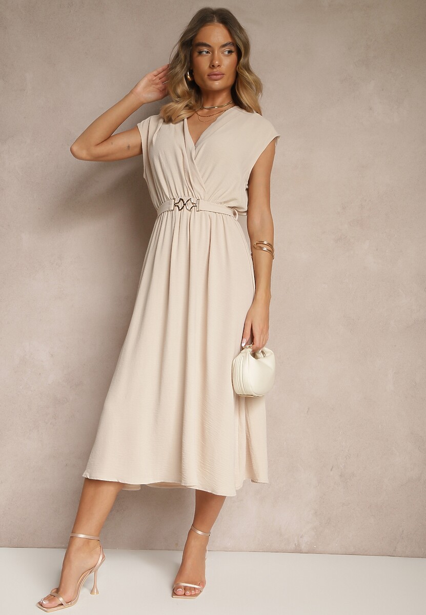 Rochie Meniros Bej 2