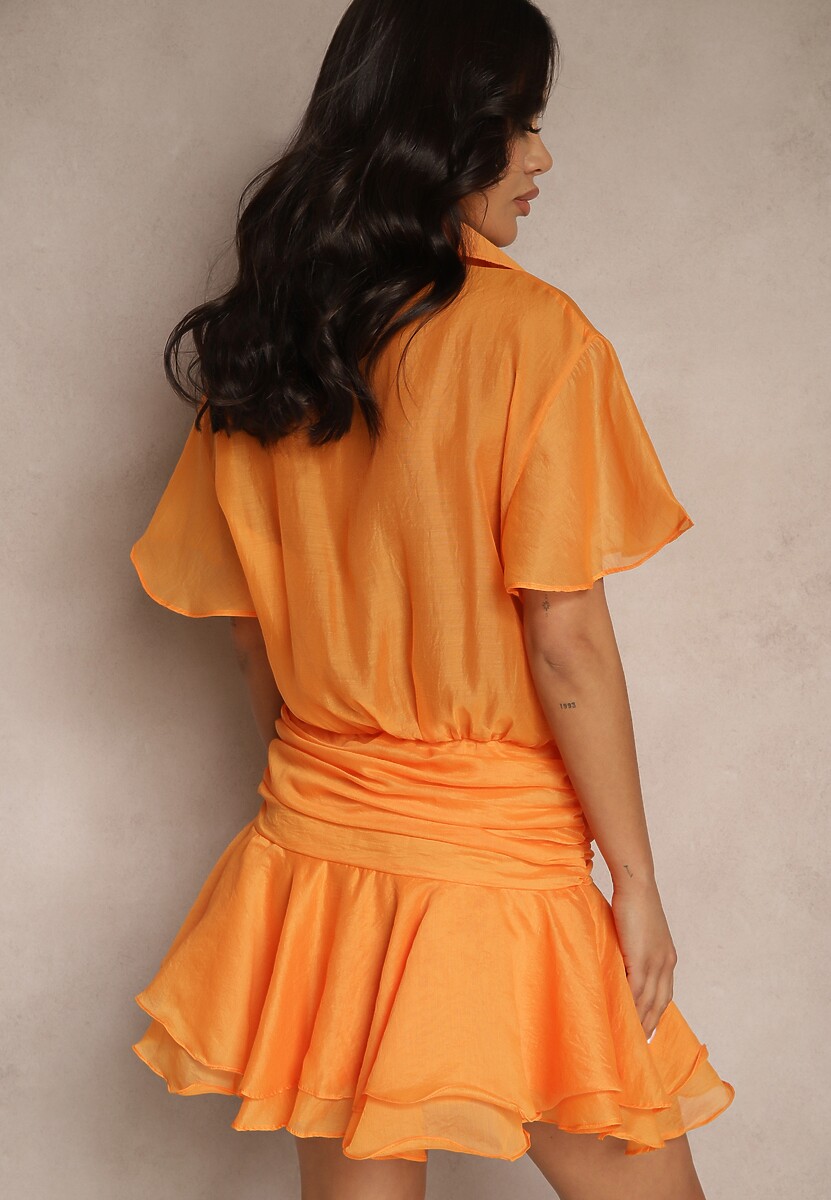 Rochie Mirenora Portocalie 3